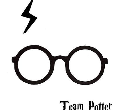 HARRY POTTER SCAR AND GLASSES